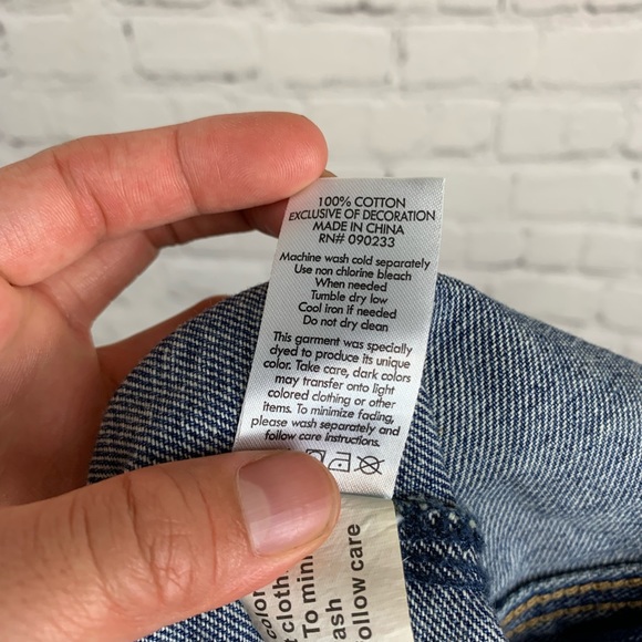 Pacsun Embroidered Denim Vest - Picture 4 of 4